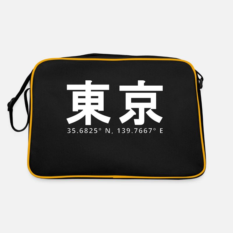 Tokyo - Retro Bag - black/gold
