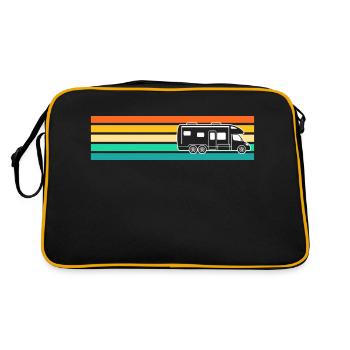 Camping-car camping-car - Sac Retro - noir/or - Dos