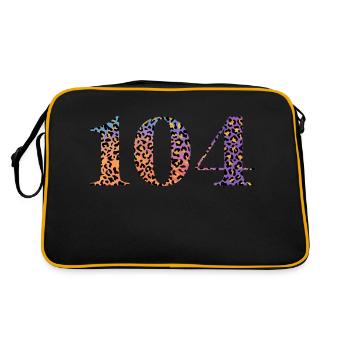 104e anniversaire léopard - Sac Retro - noir/or - Dos