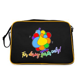 Rider de skateboard - Sac Retro - noir/or - Dos