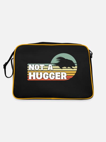 Pas un Hugger Porcupine Nature Lover Rod - Sac Retro - noir/or - Dos