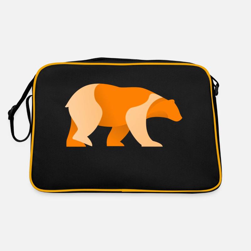 Logo de l’ours Sac Retro