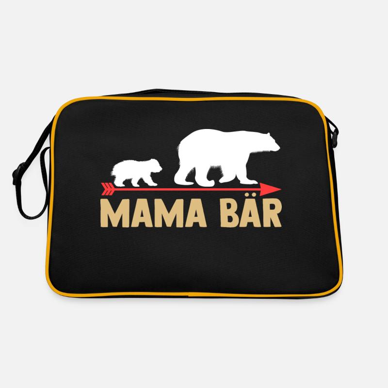 Mutter Mama Bär Retro Tasche