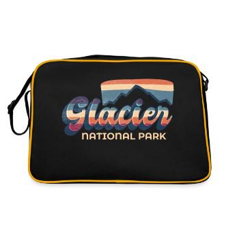 Parc national des Glaciers, Colombie-Britannique, Canada - Sac Retro - noir/or - Dos