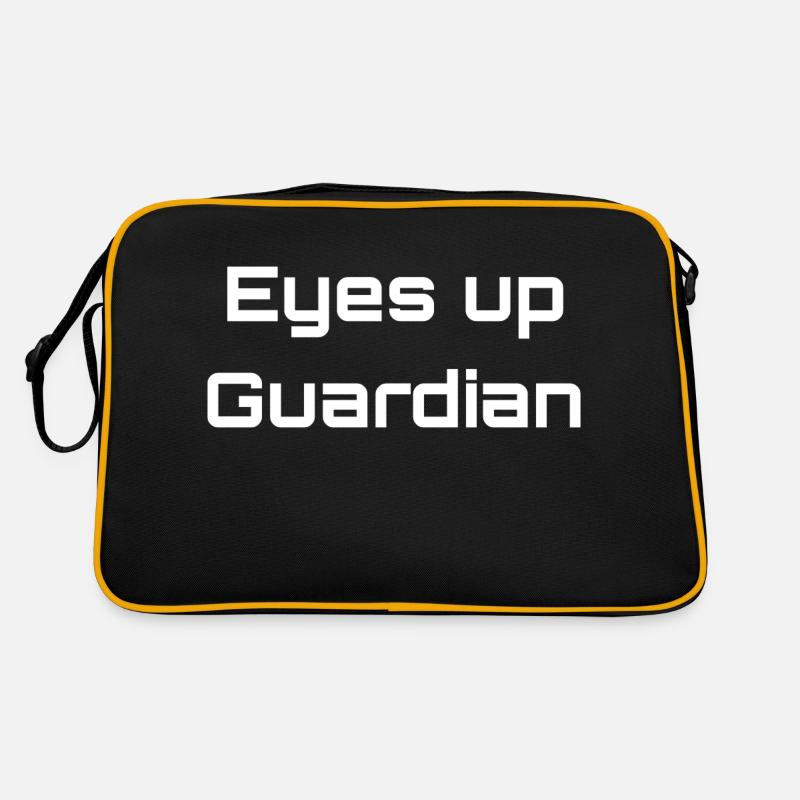Eyes Up Guardian White Retro Bag