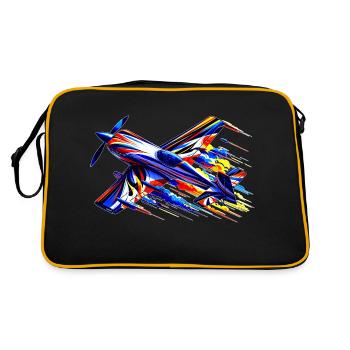 Aerobatic Aircraft 2 - Retro Bag - black/gold - Back