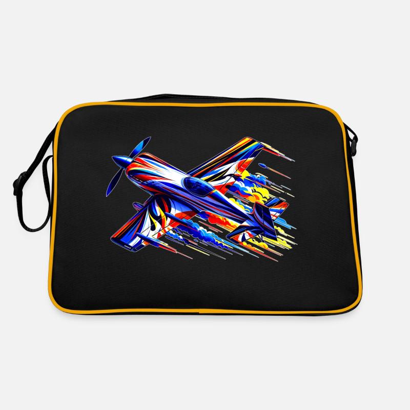 Kunstflugzeug 2 Retro Tasche