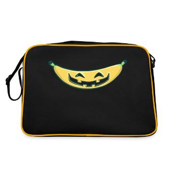 Halloween Banana (sans texte) - Sac Retro - noir/or - Dos