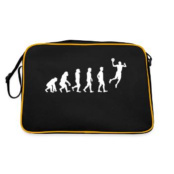 Basketball Evolution! - Retro Bag - black/gold - Back