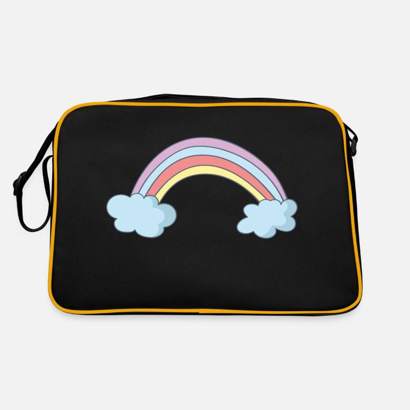 Regenbogen Retro Tasche