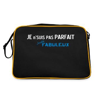 Not Perfect but Fabulous 2 - Retro Bag - black/gold - Back