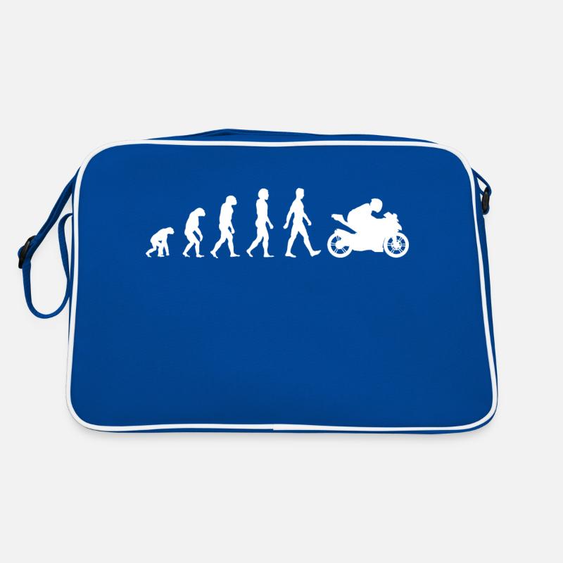Motorrad Biker Motorradfahrer Evolution Retro Tasche
