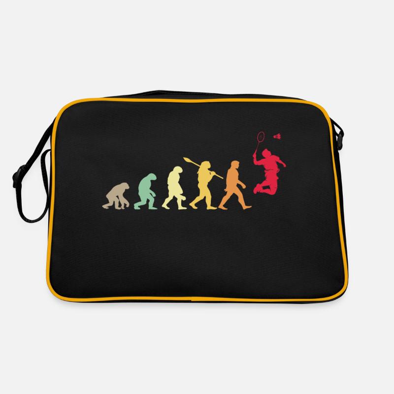 Evolution Badminton Gift For Badminton Players Retro Bag