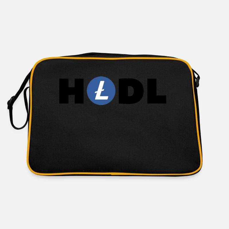 HODL - Retro Tasche - Schwarz/Gold