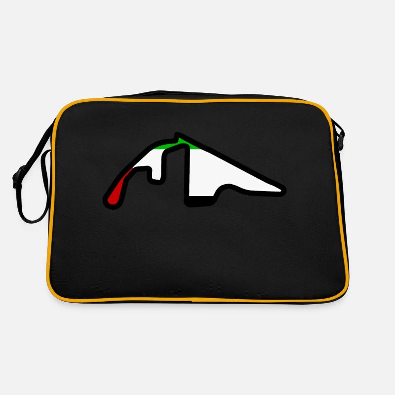 Abu Dhabi Circuit with Flag - Retro Bag - black/gold