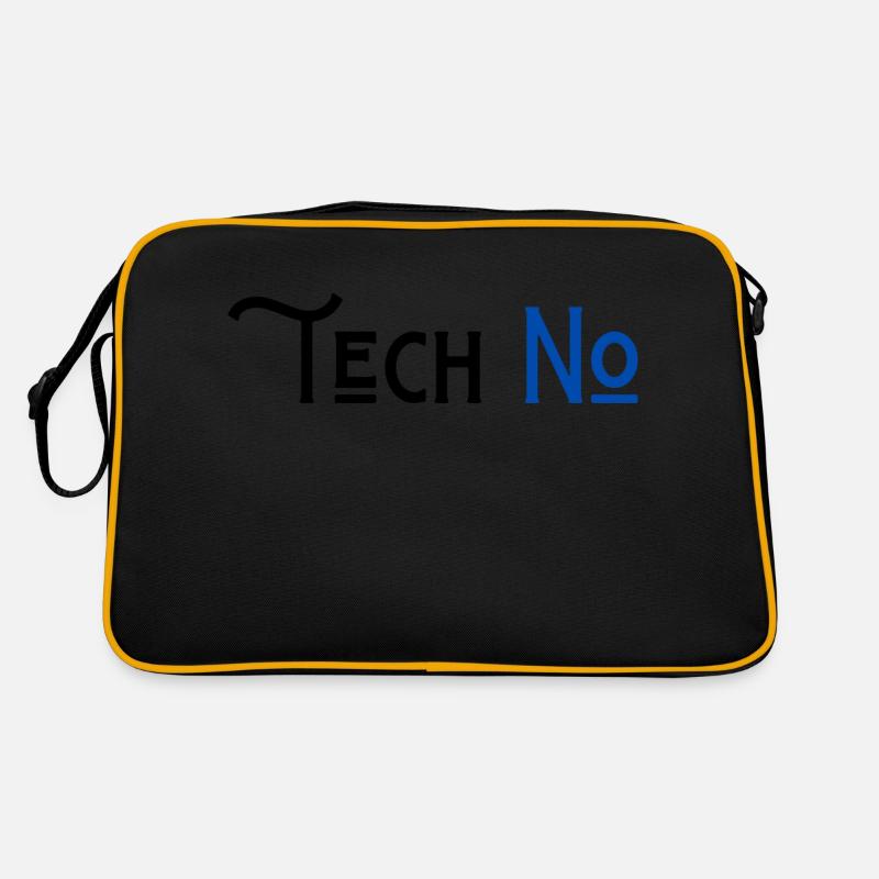 techno no to humor technology Retro Bag
