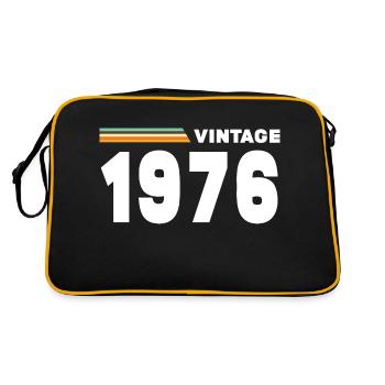 millésime 1976 - Sac Retro - noir/or - Dos