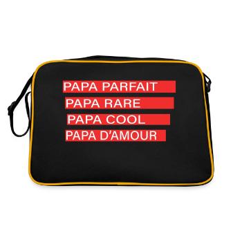 Pour Papa - Sac Retro - noir/or - Dos