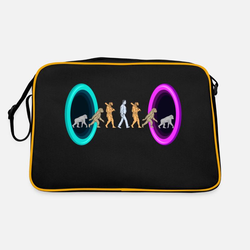 Evolution through portals Retro Bag
