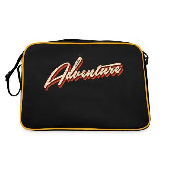 Aventure - Sac Retro - noir/or - Dos