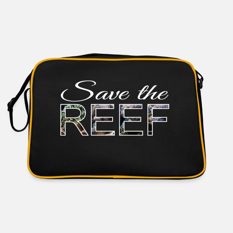 Save the reef Retro Tasche