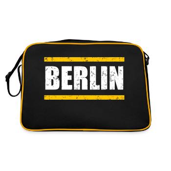 Berlin Vintage - Sac Retro - noir/or - Dos