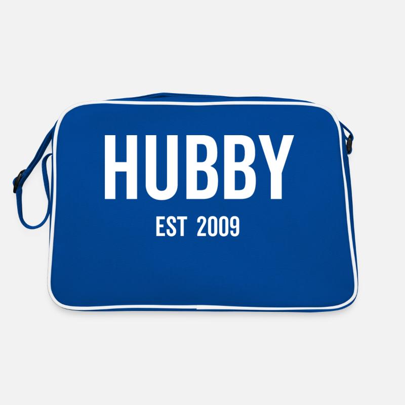 Hubby Est 2009 Retro Tasche