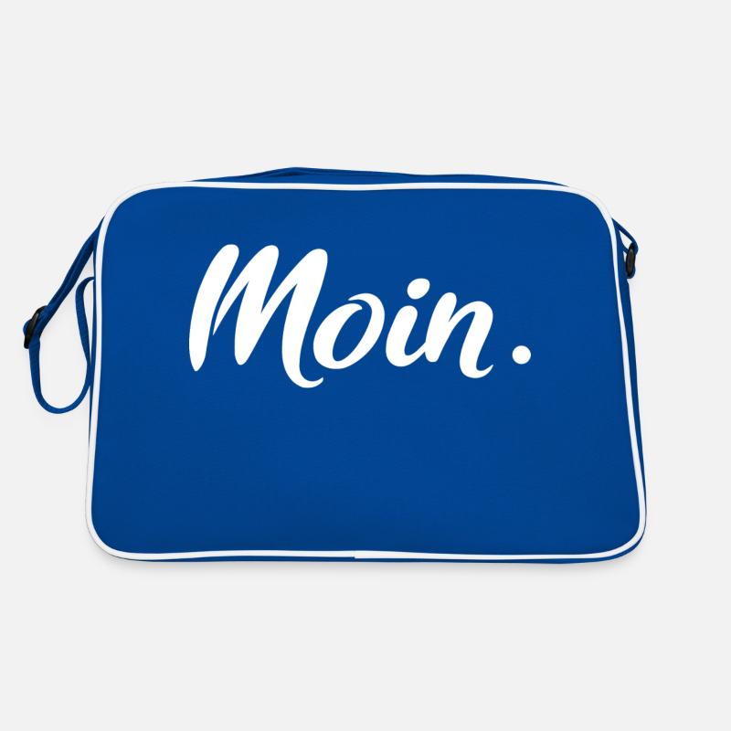 Moin. White Retro Tasche