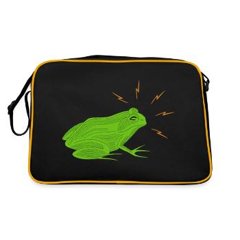 Frog - Retro Bag - black/gold - Back