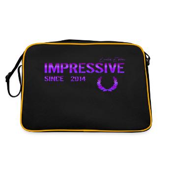 Impressive since 2014 - Retro Bag - black/gold - Back