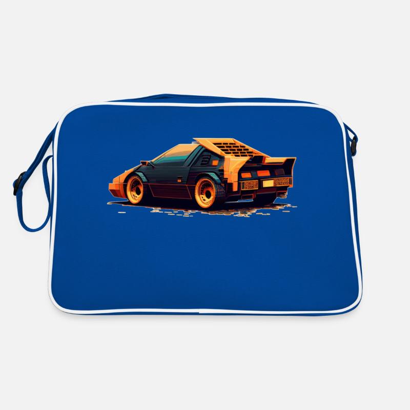Voiture de course Pixelart classique en rétro Sci-Fi 8-bit Sac Retro
