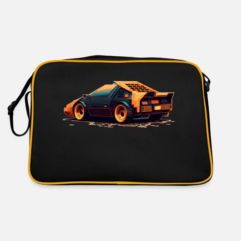 Voiture de course Pixelart classique en rétro Sci-Fi 8-bit Sac Retro