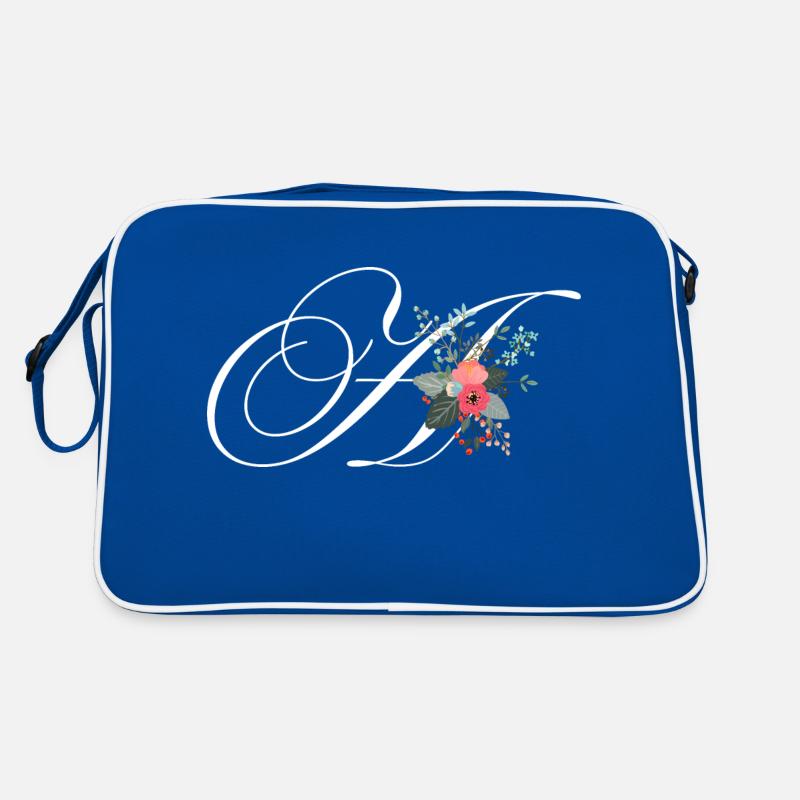 Lettre a fleuris Sac Retro