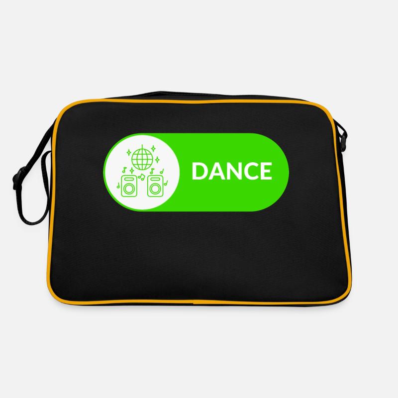 Dance-Button Retro Tasche