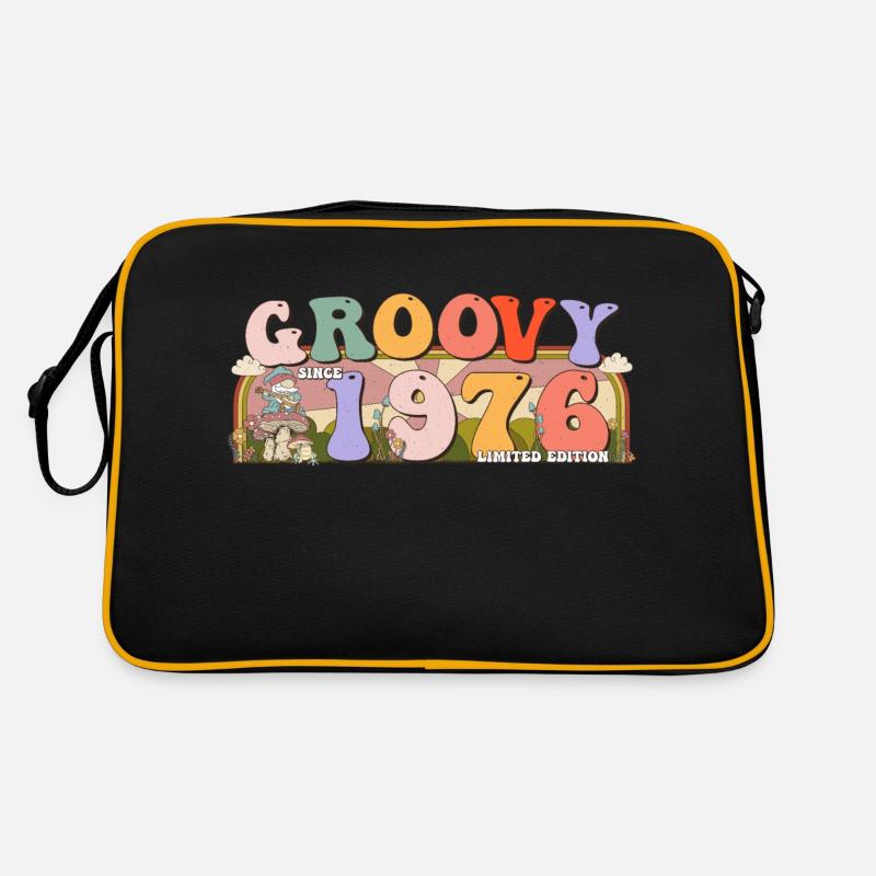 Groovy seit 1976 Retro Hippie 47. Geburtstag Retro Tasche