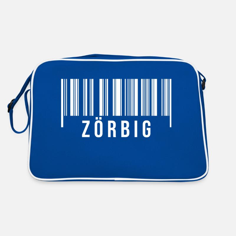 Zörbig Strichcode Retro Tasche