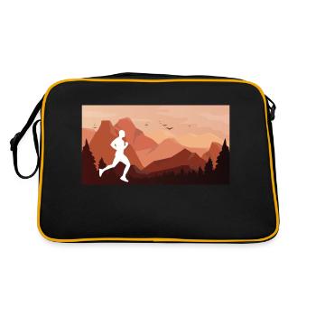 Trail Run Ultra Running Trekking en montagne Course à pied - Sac Retro - noir/or - Dos