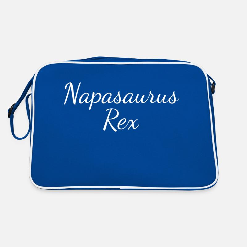 Napasaurus REX, funny napping slogan gift Retro Bag