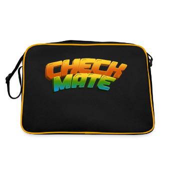 Chess Checkmate Chess Moves Chess Player - Retro Bag - black/gold - Back