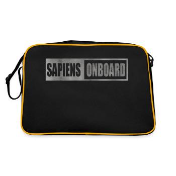 Sapiens Letters Metal - Retro Bag - black/gold - Back