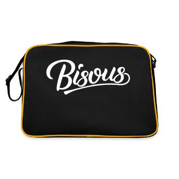 Bisous - Sac Retro - noir/or - Dos