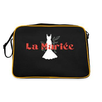 la mariée -t-shirt assorti la mariée - Sac Retro - noir/or - Dos