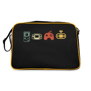 Vintage Retro Console - Retro Bag - black/gold - Back