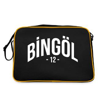 Bingöl 12 Turkey Holidays Türk Turkiye Gift - Retro Bag - black/gold - Back