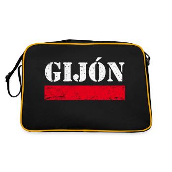 Gijón Vintage - Sac Retro - noir/or - Dos