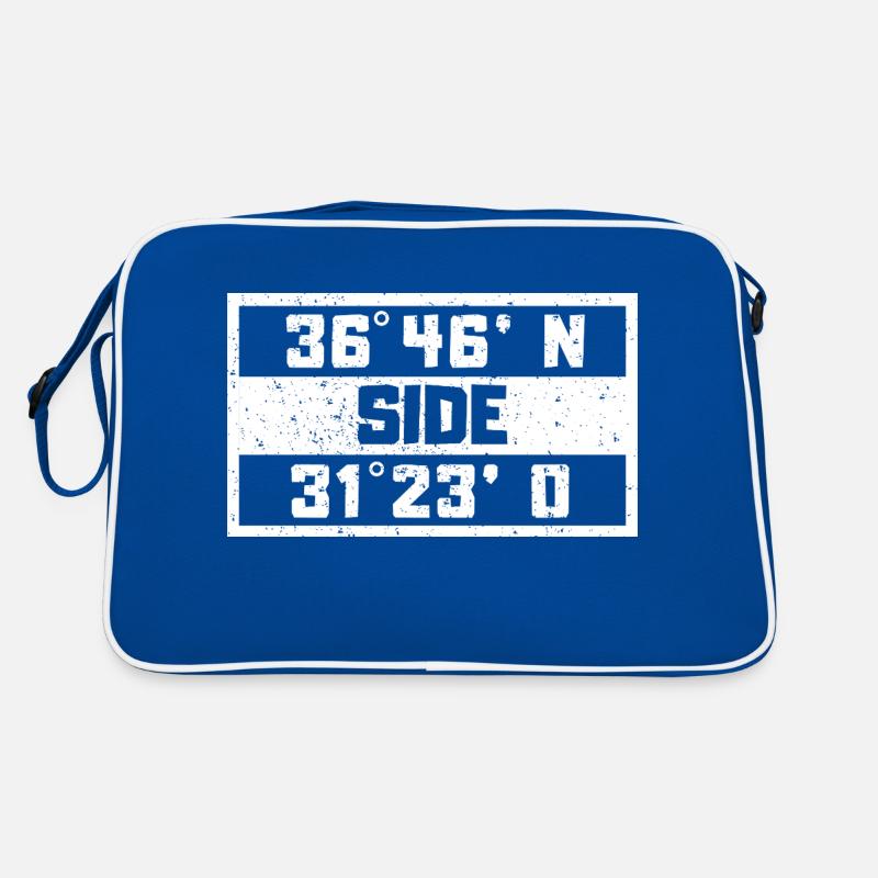 Side Coordinates Turkey Holiday Idea Retro Bag