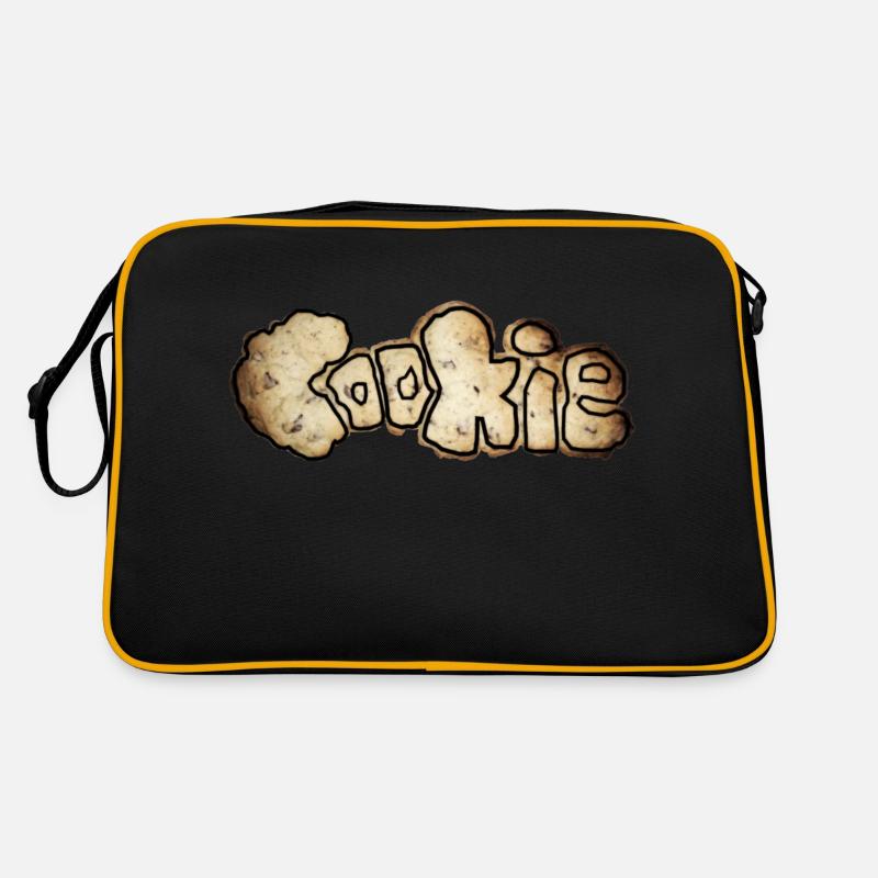 Cookie - Retro Tasche - Schwarz/Gold