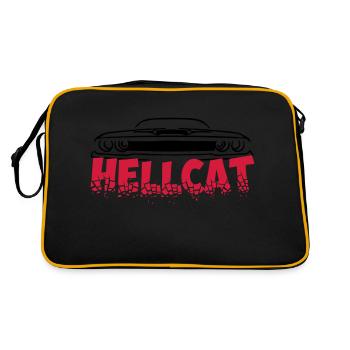 SRT HELLCAT - Retro Tasche - Schwarz/Gold - Hinten