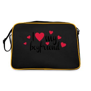 boyfriend - Retro Bag - black/gold - Back
