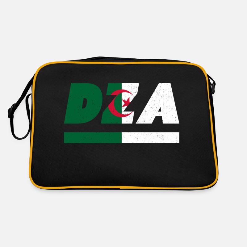 Drapeau de l’Algérie Drapeau DZA Sac Retro